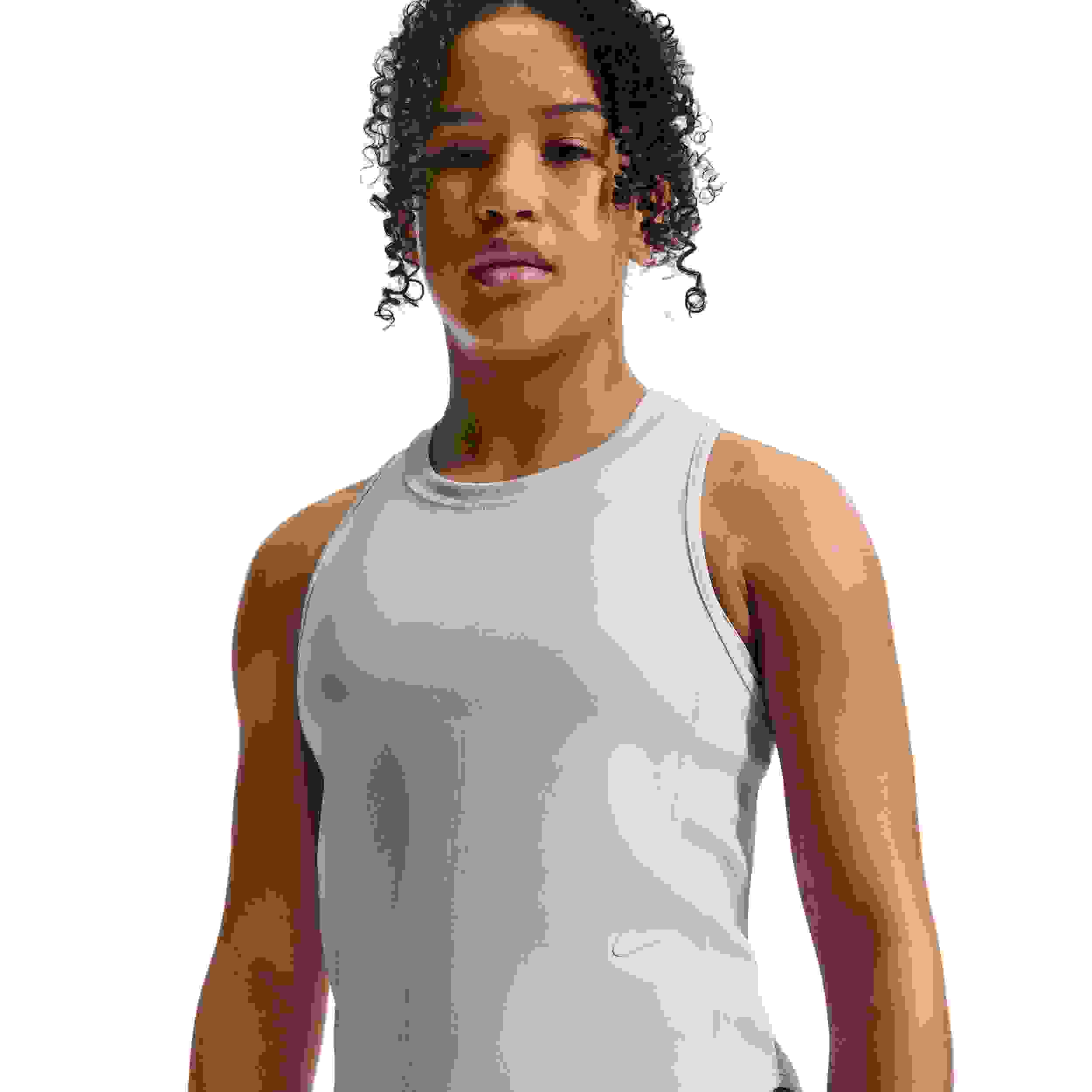 Nike MAVN Knit Big Girls' Grey Tank Top